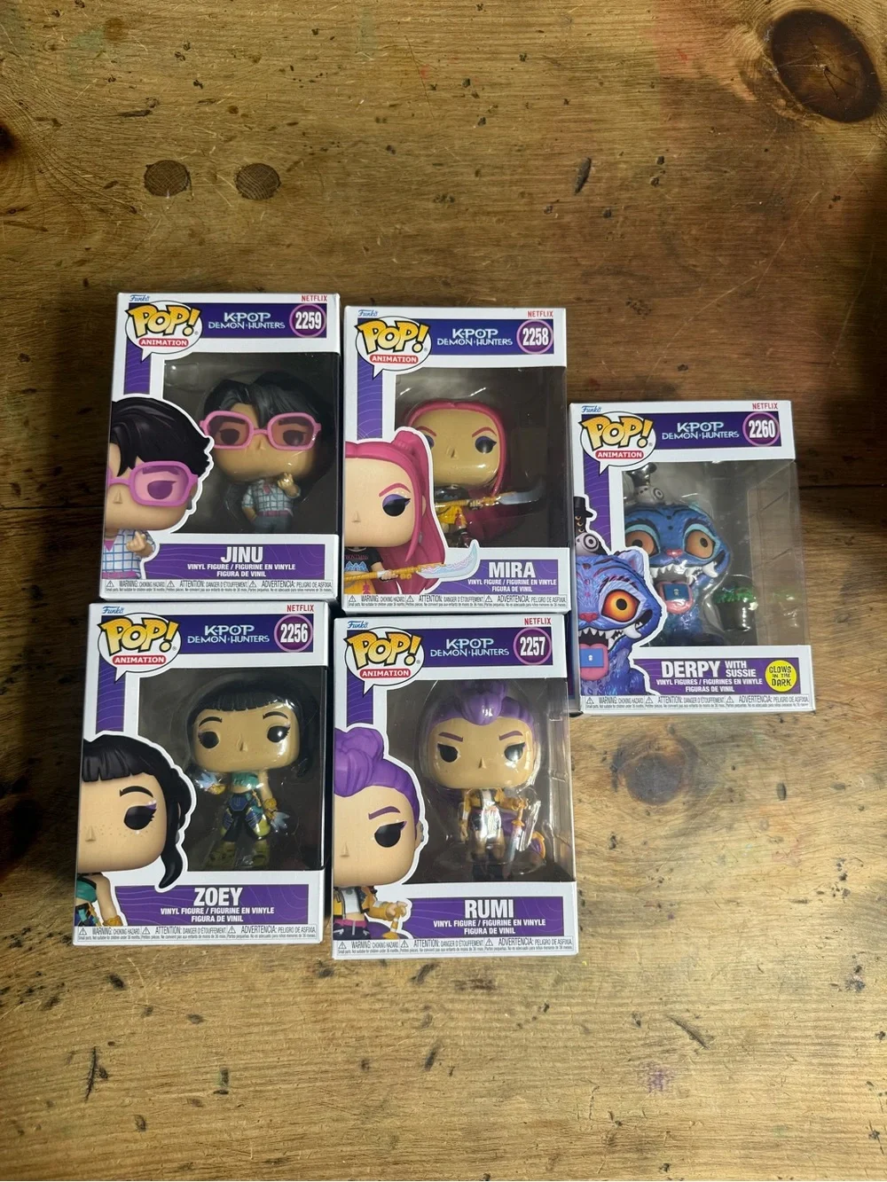 Funko POP! K-Pop Demon Hunters Series 1 Bundle Set of 5 NEW IN BOX